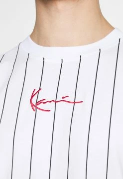 Karl Kani Prix Raisonnable SMALL SIGNATURE PINSTRIPE TEE UNISEX - T-shirt imprimé t-shirts col rond -Karl Kani Soldes Boutique 08e2ba51a3e54e1e97115cadfbe58caf