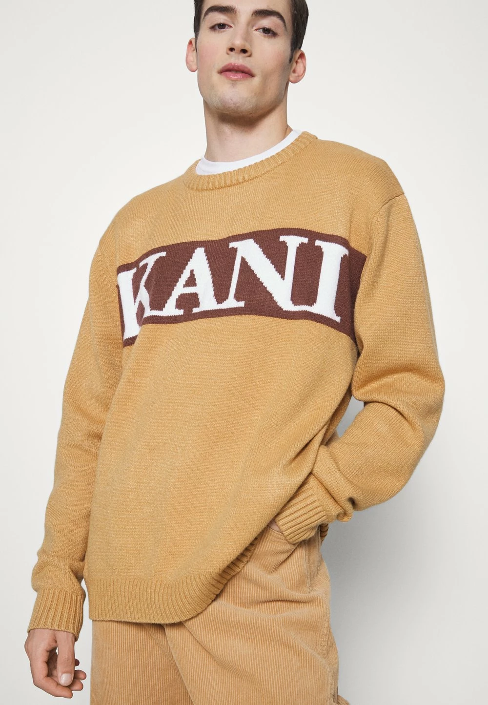 Prix Abordable Karl Kani RETRO BLOCK KNIT CREW UNISEX - Sweatshirt sweats & hoodies col rond 6 Prix Abordable Karl Kani RETRO BLOCK KNIT CREW UNISEX - Sweatshirt sweats & hoodies col rond – Image 4