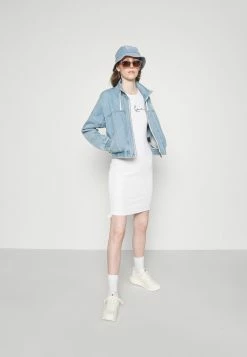 Karl Kani Prix Dégriffé SMALL SIGNATURE GATHERED DRESS - Robe fourreau robes col rond female -Karl Kani Soldes Boutique 26bc5e8fc25b4fbdac4ae91411ae5140