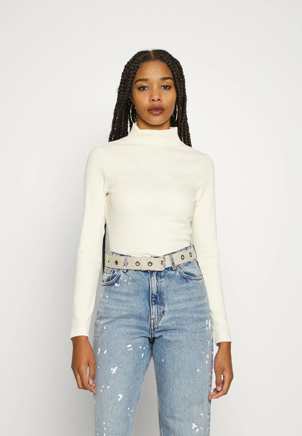 Karl Kani Prix Légers SMALL SIGNATURE - T-shirt à manches longues t-shirts col officier female 3 Karl Kani Prix Légers SMALL SIGNATURE - T-shirt à manches longues t-shirts col officier female