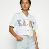 Prix Réduit Karl Kani COLLEGE BLOCK BASEBALL - Chemisier chemises & blouses col en v profond female