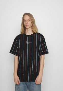 Prix Usine Karl Kani SMALL SIGNATURE PINSTRIPE TEE - T-shirt imprimé shorts col rond male