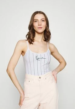 Karl Kani SMALL SIGNATURE PINSTRIPE - Débardeur Prix Dégriffé t-shirts col rond female