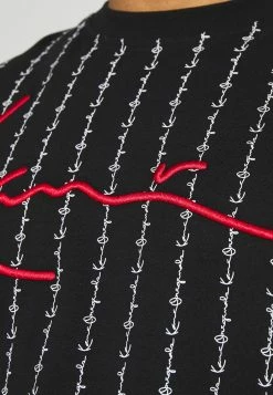 Karl Kani SIGNATURE LOGO PINSTRIPE TEE - T-shirt imprimé Qualité Garantie t-shirts col rond male -Karl Kani Soldes Boutique 49ceb4550cf346ff8366687a45cb066f