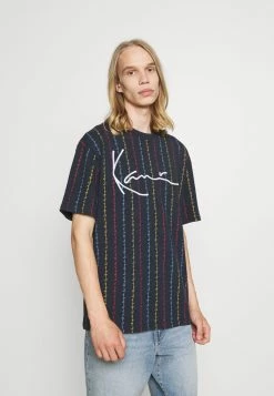 Karl Kani qualité absolue UNISEX SIGNATURE LOGO PINSTRIPE TEE - T-shirt imprimé t-shirts col rond
