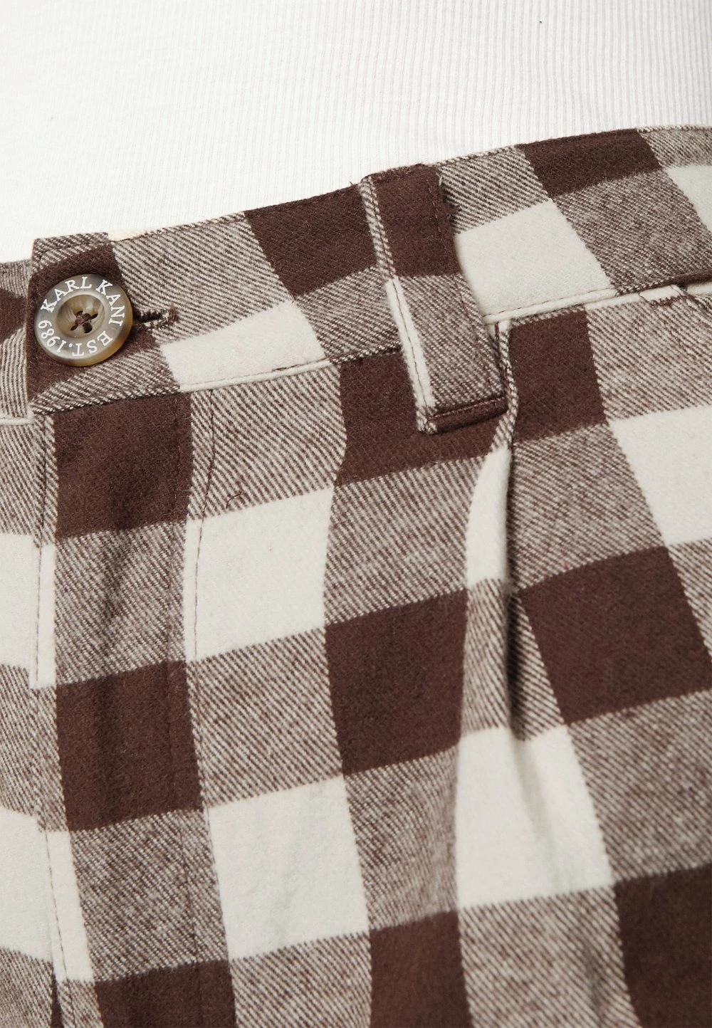 Karl Kani Soldes En Ligne RETRO WIDE LEG CHECK PANTS - Pantalon classique pantalons haute female 8 Karl Kani Soldes En Ligne RETRO WIDE LEG CHECK PANTS - Pantalon classique pantalons haute female – Image 6