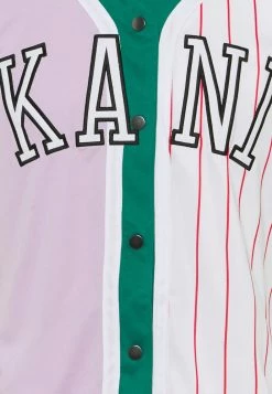 Prix Favorable Karl Kani COLLEGE BLOCK PINSTRIPE BASEBALL SHIRT UNISEX - T-shirt imprimé t-shirts col en v -Karl Kani Soldes Boutique 598616a3caa746d5abf6ed819d6ca2ab