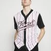 Karl Kani VARSITY BLOCK BASEBALL - Chemise Prix Réduit chemises col en v male