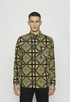 Prix Discount Karl Kani CHEST SIGNATURE LOGO UNISEX - Chemise chemises col kent