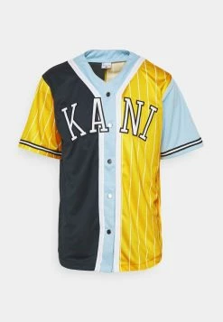 Karl Kani Qualité Supérieure COLLEGE BLOCK PINSTRIPE BASEBALL - T-shirt imprimé t-shirts col en v male -Karl Kani Soldes Boutique 7cdeb142eb59493e9fcf2f80fffd26a7