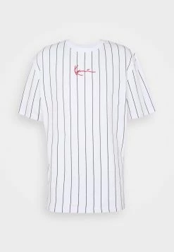 Karl Kani Prix Raisonnable SMALL SIGNATURE PINSTRIPE TEE UNISEX - T-shirt imprimé t-shirts col rond -Karl Kani Soldes Boutique 7ef9d33686534b83b8254f84c0427fd9