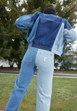 Faible Prix Karl Kani BLOCK WIDE LEG PANTS - Jean droit jeans haute female -Karl Kani Soldes Boutique 8246fa8b96ff4e7eb025525409d8e8f0