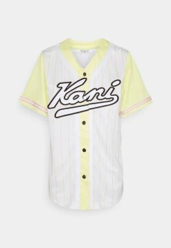 Vendre-Réclame Karl Kani VARSITY BLOCK PINSTRIPE BASEBALL SHIRT - T-shirt imprimé t-shirts col en v female -Karl Kani Soldes Boutique 86268256a09f4938a2aa70893dedae8e
