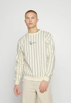 Karl Kani UNISEX SMALL SIGNATURE PINSTRIPE CREW - Sweatshirt Prix Légers sweats & hoodies col rond