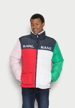 Karl Kani UNISEX RETRO BLOCK PUFFER JACKET MULTICOLOR - Veste d'hiver PremiĂšre QualitĂ© vestes & blazers col doublé