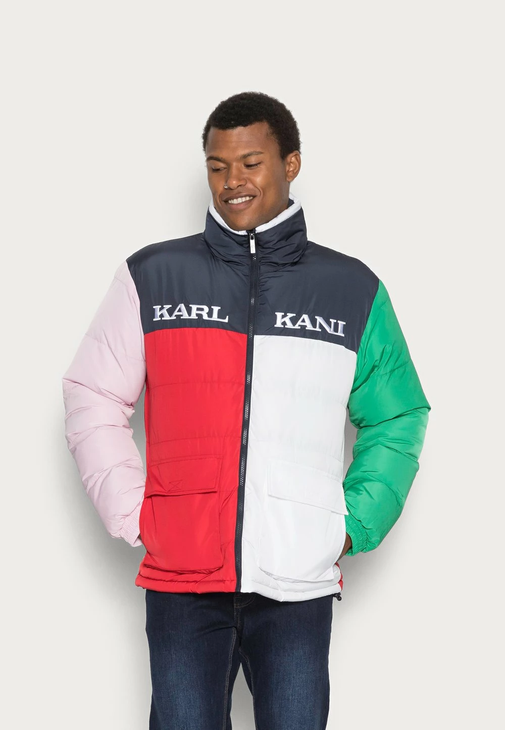Karl Kani UNISEX RETRO BLOCK PUFFER JACKET MULTICOLOR - Veste d'hiver Première Qualité vestes & blazers col doublé 3 Karl Kani UNISEX RETRO BLOCK PUFFER JACKET MULTICOLOR - Veste d'hiver Première Qualité vestes & blazers col doublé