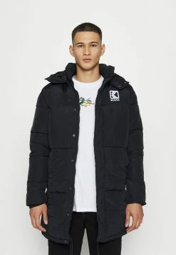 Discount En Ligne Karl Kani LONG HOODED PUFFER JACKET UNISEX - Veste d'hiver manteaux capuche