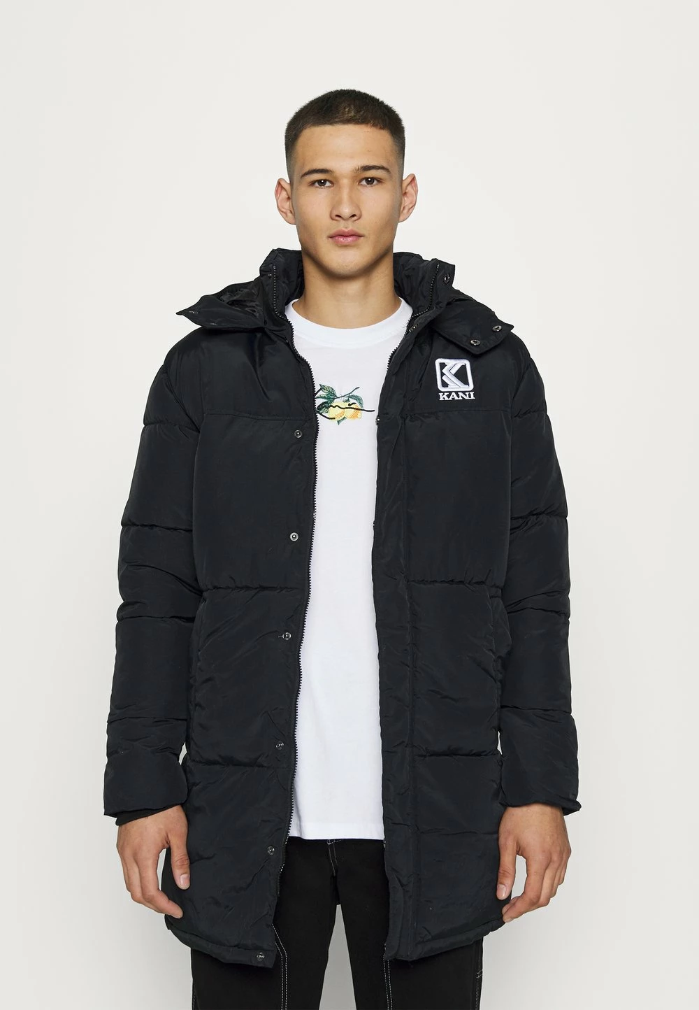 Discount En Ligne Karl Kani LONG HOODED PUFFER JACKET UNISEX - Veste d'hiver manteaux capuche 3 Discount En Ligne Karl Kani LONG HOODED PUFFER JACKET UNISEX - Veste d'hiver manteaux capuche