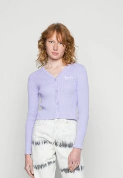Karl Kani Bonne Qualité CHEST SIGNATURE BOLERO PURPLE - Gilet pulls & gilets col en v female