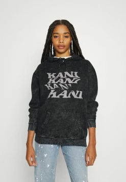 Discount En Ligne Karl Kani BLURRY RETRO LOGO HEAVY WASHED HOODIE - Sweatshirt sweats & sweats à capuche capuche female