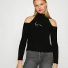 Karl Kani SMALL SIGNATURE CUTOUT TURTLE NECK - T-shirt à manches longues Prix Incroyables t-shirts col officier female