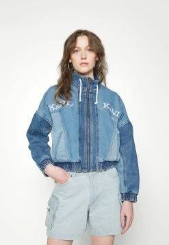 Karl Kani RETRO BLOCK JACKET - Veste en jean Promos vestes & blazers col montant female