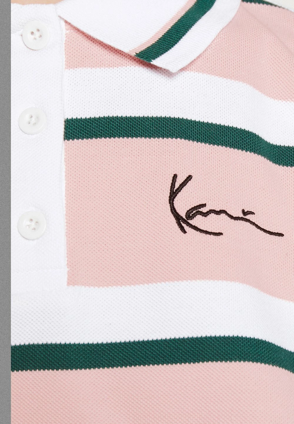 Prix Refroidis Karl Kani SMALL SIGNATURE STRIPE SHORT TEE - Polo t-shirts col polo female 7 Prix Refroidis Karl Kani SMALL SIGNATURE STRIPE SHORT TEE - Polo t-shirts col polo female – Image 5