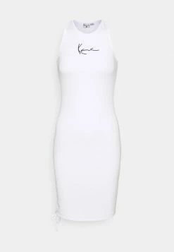 Karl Kani Prix Dégriffé SMALL SIGNATURE GATHERED DRESS - Robe fourreau robes col rond female -Karl Kani Soldes Boutique aa4822a69d804d45ad6c8356646d9f60