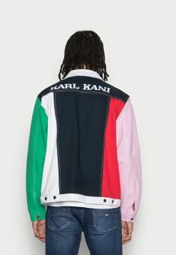 Bonne Qualité Karl Kani BLOCK JACKET - Veste en jean vestes col à revers male -Karl Kani Soldes Boutique bebfb5a2e537471fb41c733f800af2d2