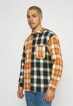 Karl Kani Prix Affortable SMALL SIGNATURE BLOCK UNISEX - Chemise chemises col à revers