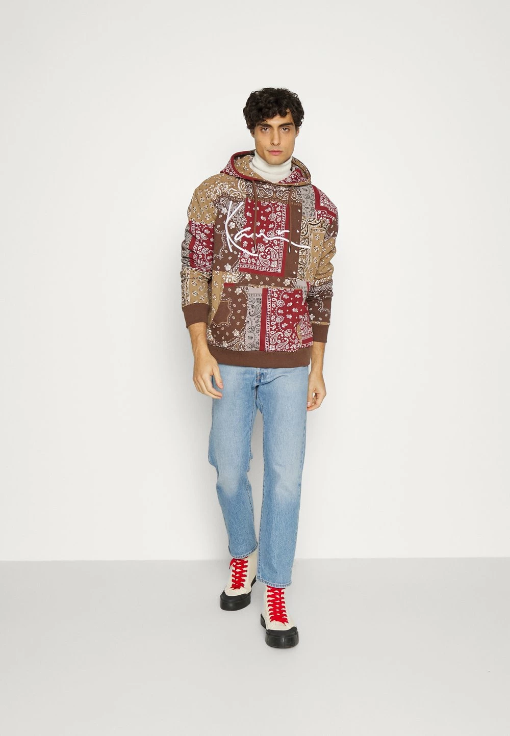 Karl Kani UNISEX SIGNATURE PAISLEY HOODIE - Sweatshirt Soldes sweats & hoodies capuche 4 Karl Kani UNISEX SIGNATURE PAISLEY HOODIE - Sweatshirt Soldes sweats & hoodies capuche – Image 2