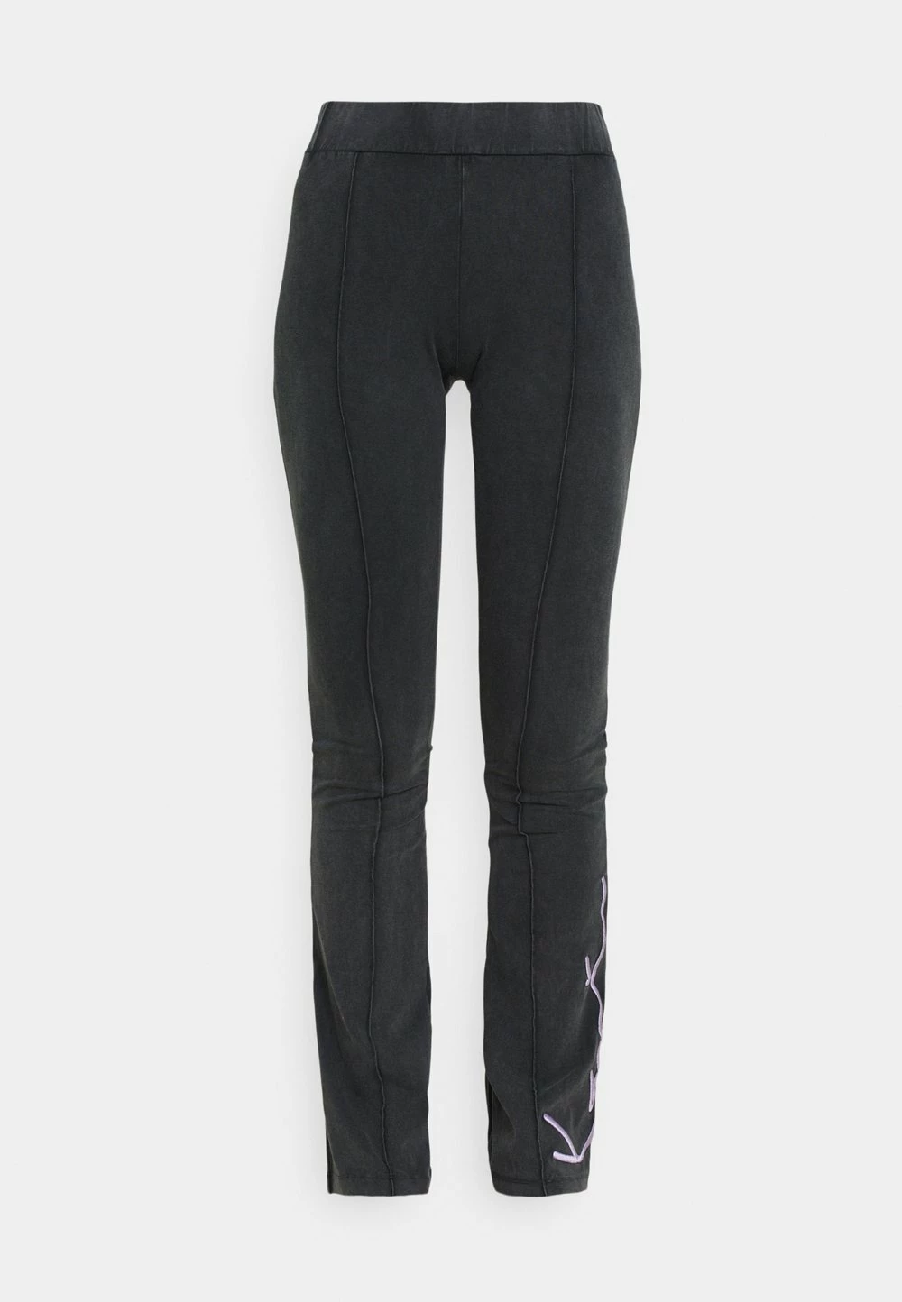 Karl Kani SIGNATURE WASHED FLARED LEGGINGS BLACK - Legging Prix Équitable pantalons haute female 7 Karl Kani SIGNATURE WASHED FLARED LEGGINGS BLACK - Legging Prix Équitable pantalons haute female – Image 5