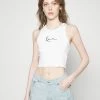 Promos Karl Kani SIGNATURE CROP - Débardeur t-shirts col rond female -Karl Kani Soldes Boutique e2b6066084984e138159e0147557d71d
