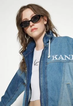 Karl Kani RETRO BLOCK JACKET - Veste en jean Promos vestes & blazers col montant female -Karl Kani Soldes Boutique e7ed87406076464b90997c0564da0cd4