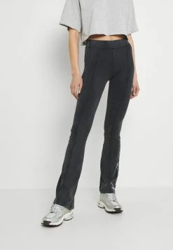 Karl Kani SIGNATURE WASHED FLARED LEGGINGS BLACK - Legging Prix Équitable pantalons haute female