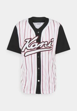 Karl Kani VARSITY BLOCK BASEBALL - Chemise Prix Réduit chemises col en v male -Karl Kani Soldes Boutique ec1ce20ef464477381578d902766be34