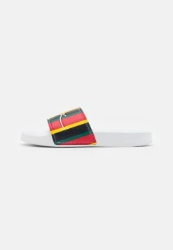 Karl Kani SIGNATURE STRIPE POOL SLIDES - Mules Marchandise de première qualité sandales ouvert male