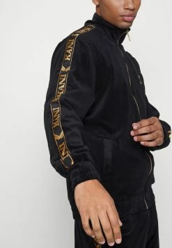 Karl Kani TAPE JACKET - Veste de survêtement En promotion joggings & survêtements col officier male -Karl Kani Soldes Boutique f98065266ac14720993a514a3ab416fb