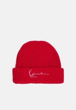 Karl Kani SIGNATURE FISHERMAN BEANIE UNISEX - Bonnet Meilleure qualité casquettes, bonnets et chapeaux couleur unie